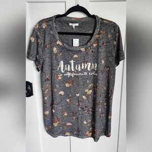 Maurices autumn is my favorite color graphic tee in size XXL